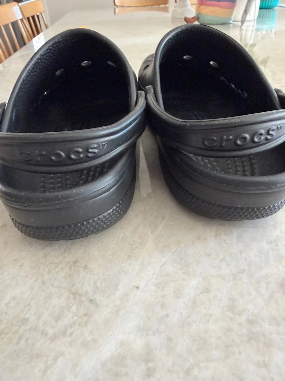 CROCS Men's Black Baya Clog Sandals